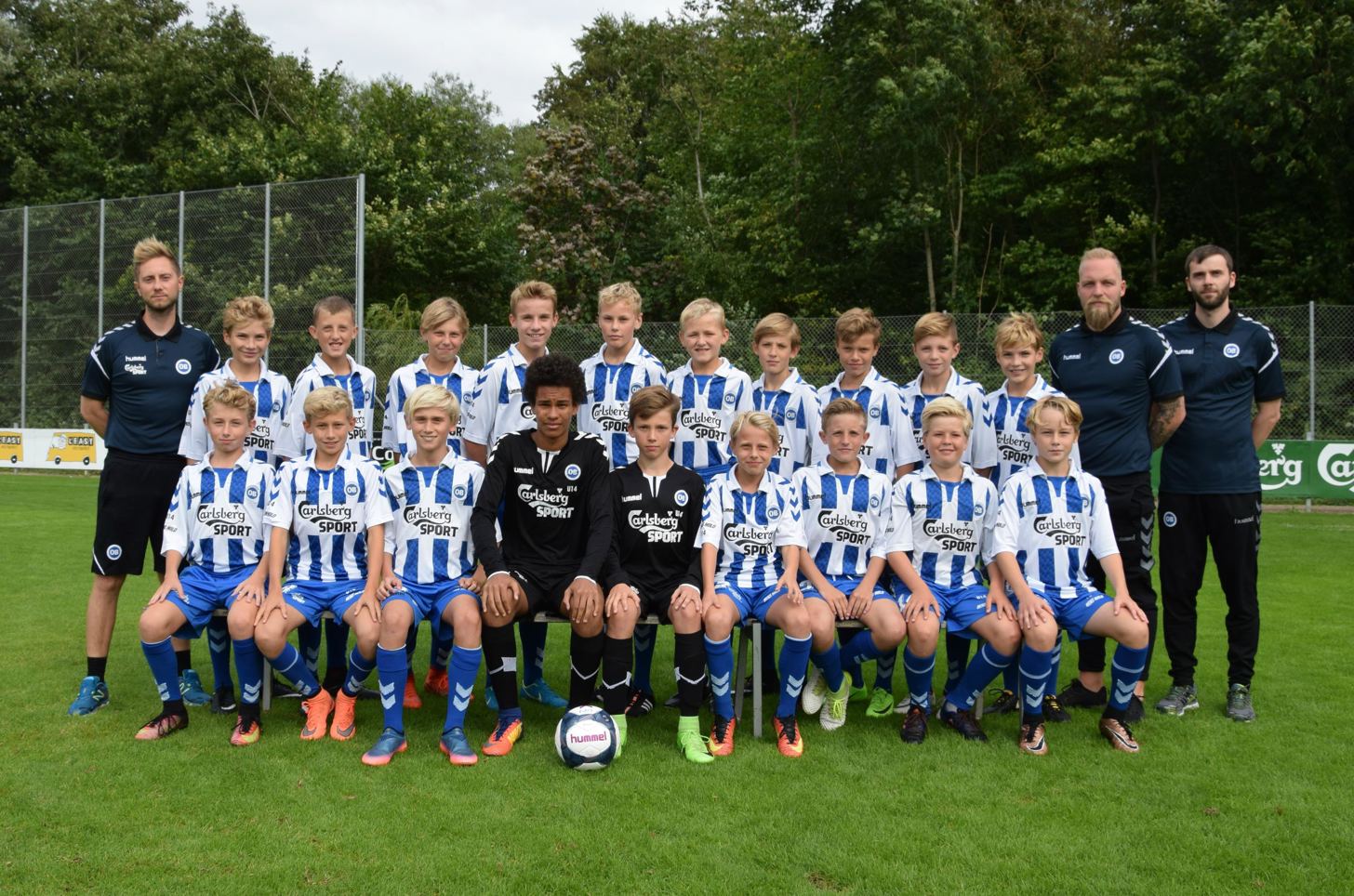 Unge OB-hold i kamp
mod FCN i Tommerup