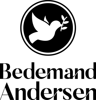 Bedemandandersen Black logo