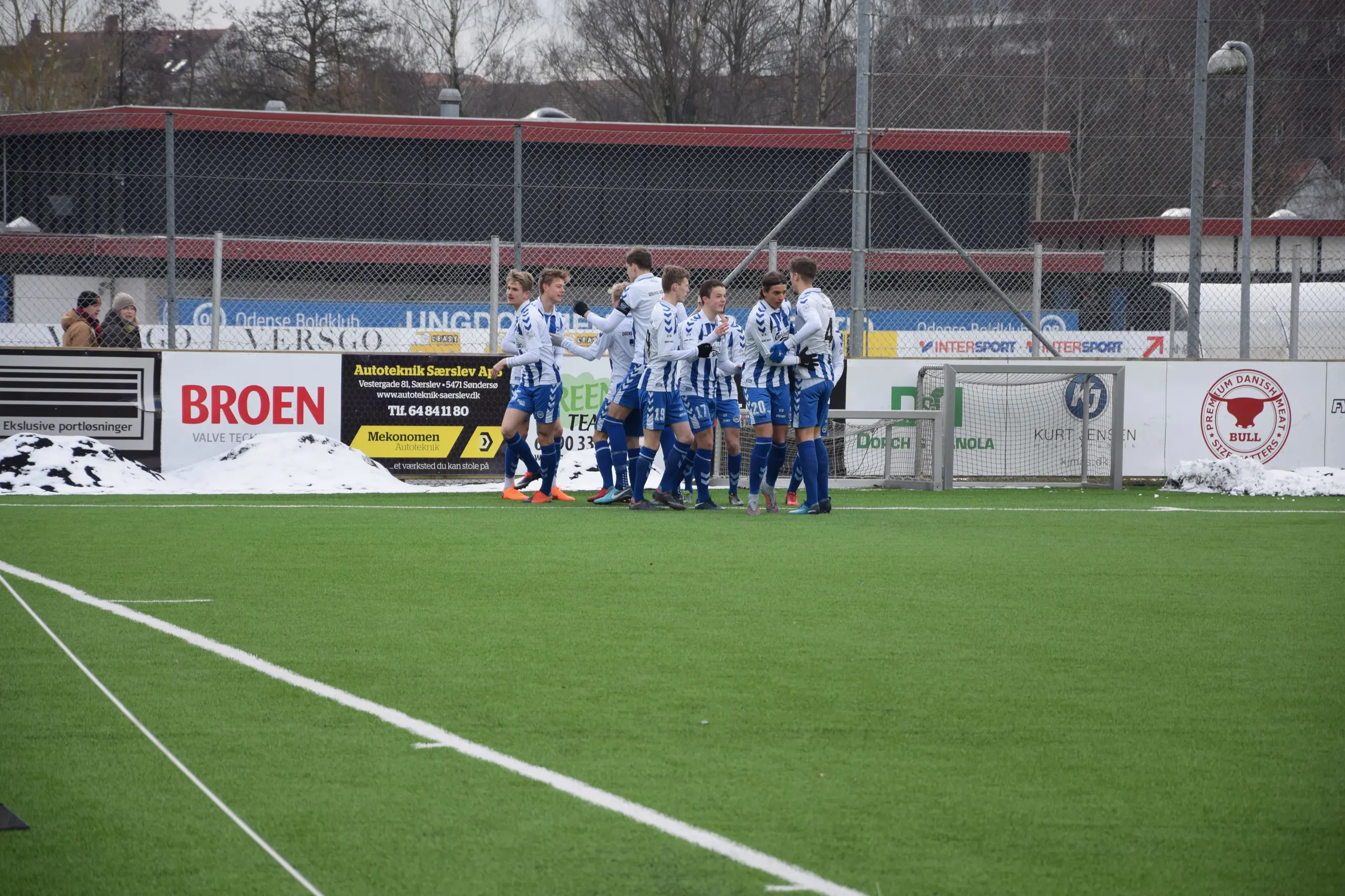 U19 kontrollerede sig
til tre point mod Esbjerg