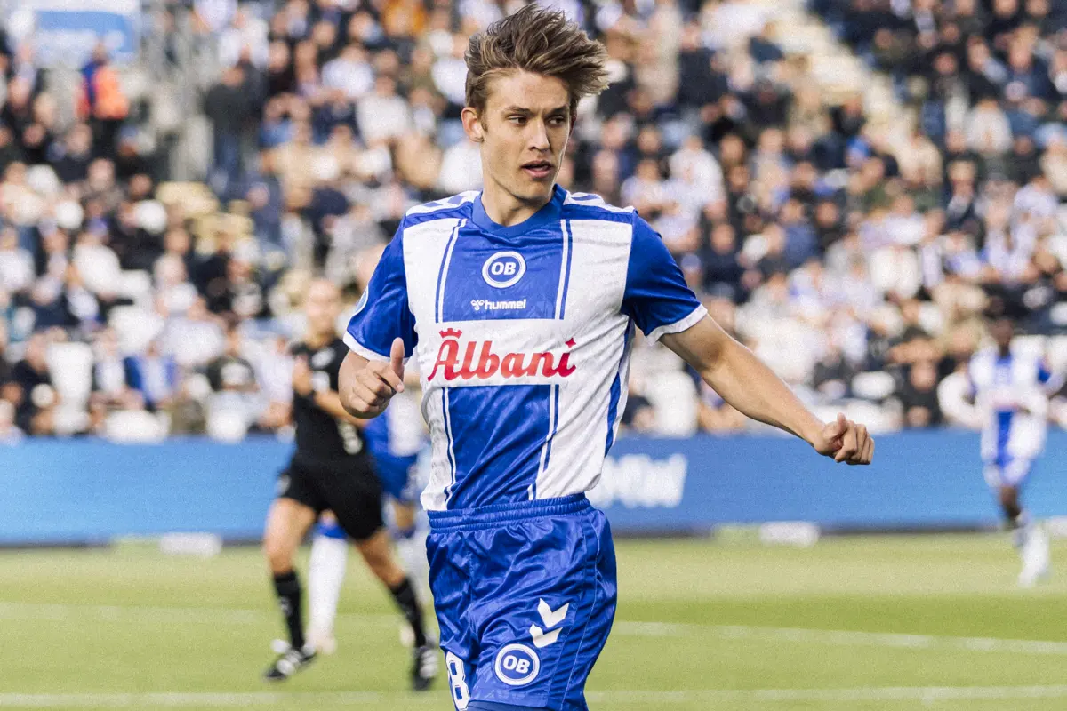 Max Ejdum on the U20 national team