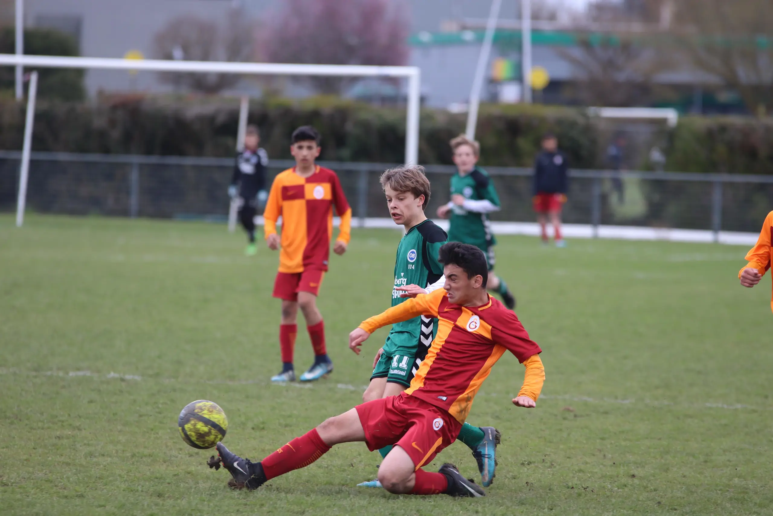 Flot afslutning af
U14-drengene i Frankrig