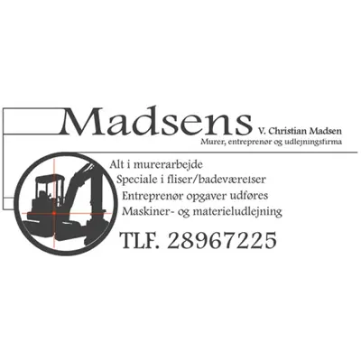 Madsens Murer Entrepren%C3%B8R Og Udlejningsfirma logo
