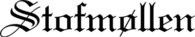 Tekst Sort X logo