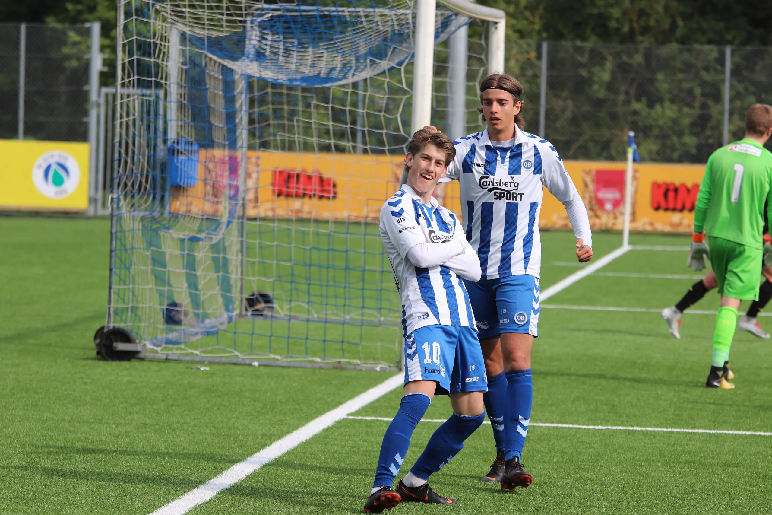 U19 vandt med
2-0 over FCN