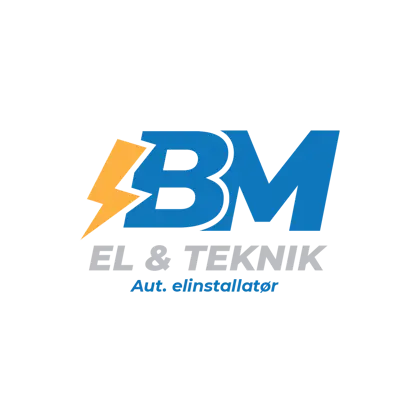 Bm Kvadrat Tekst logo