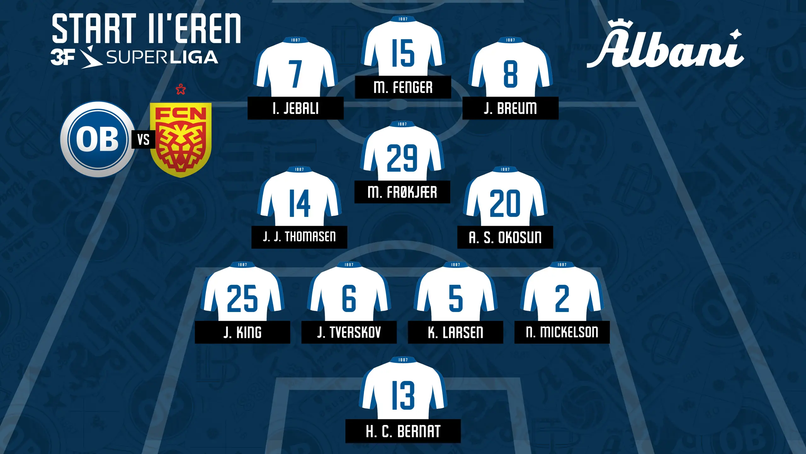 Lineup OB - FCN2