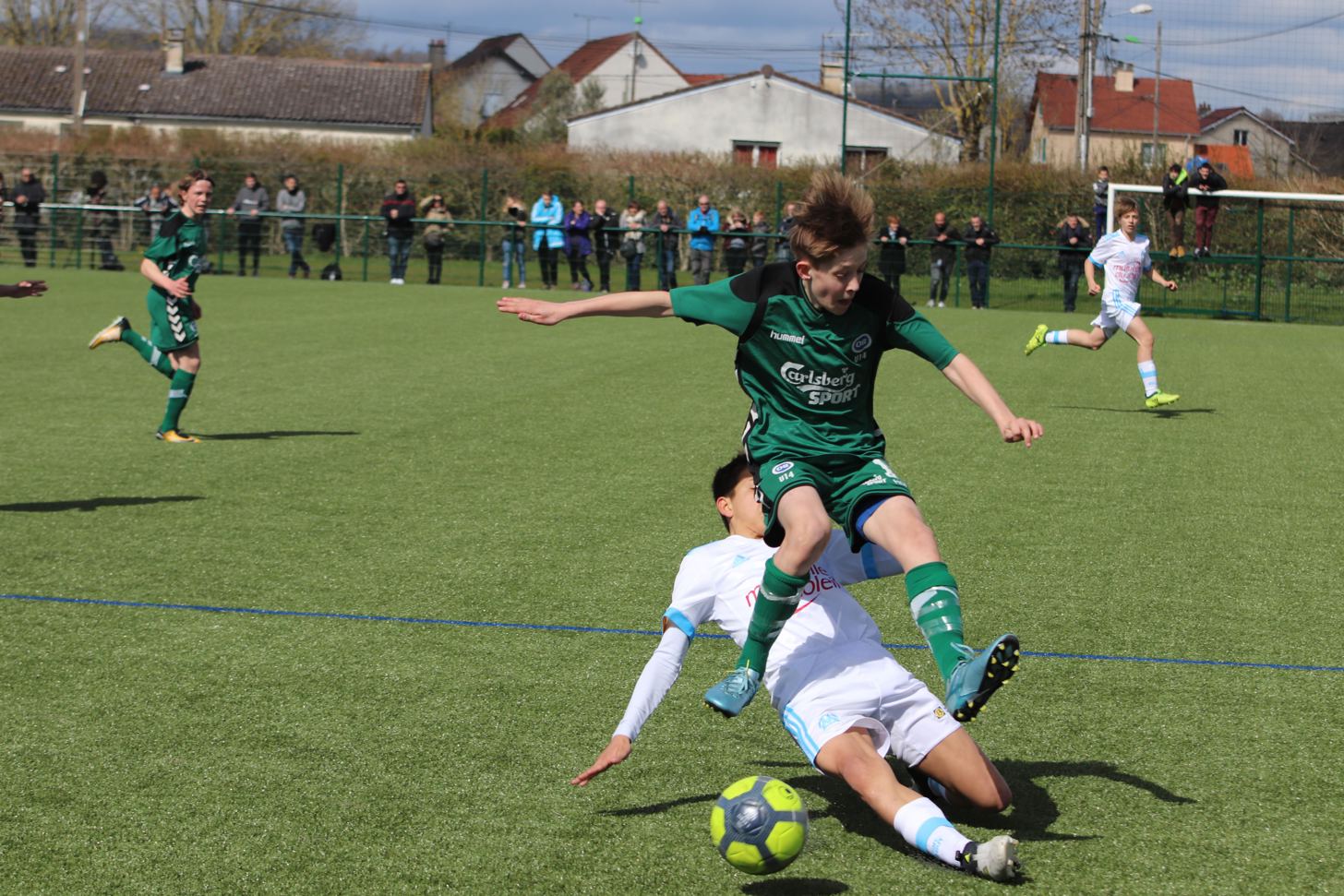 U14 delte i målløs 
kamp mod Marseille