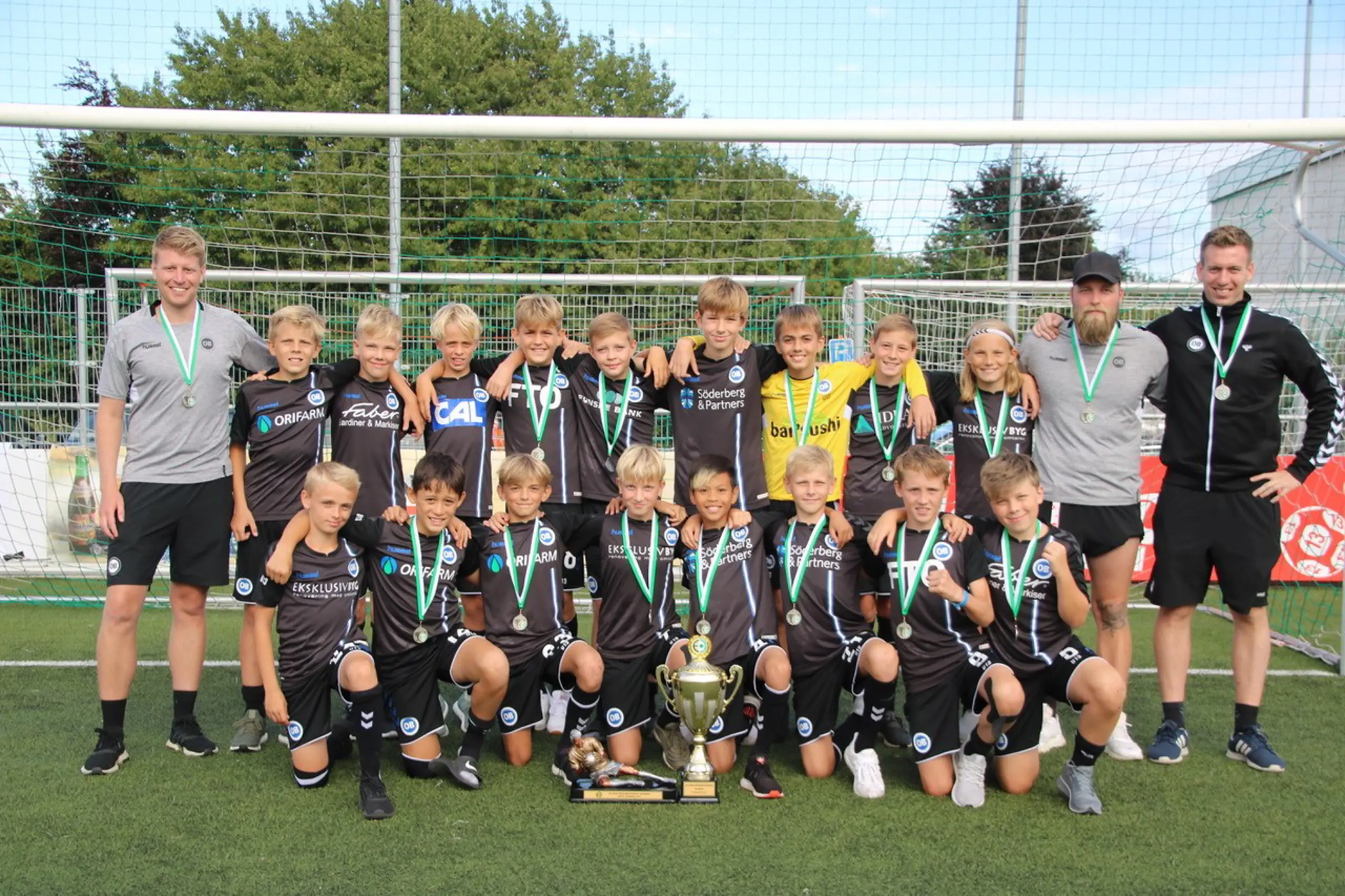 U13 med sølvmedaljer