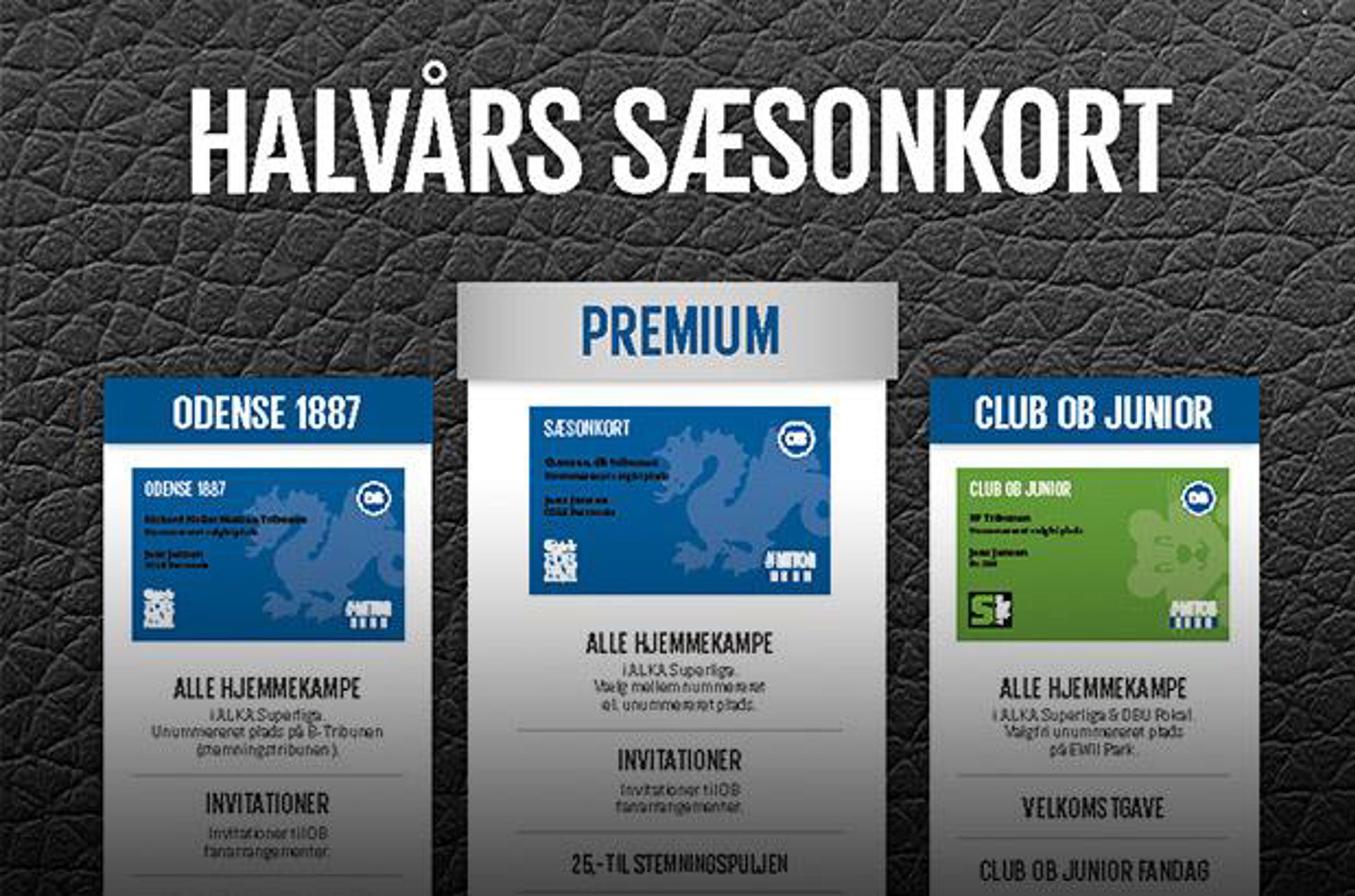 
Halvårs Sæsonkort
- Du kan nå det endnu...
 
