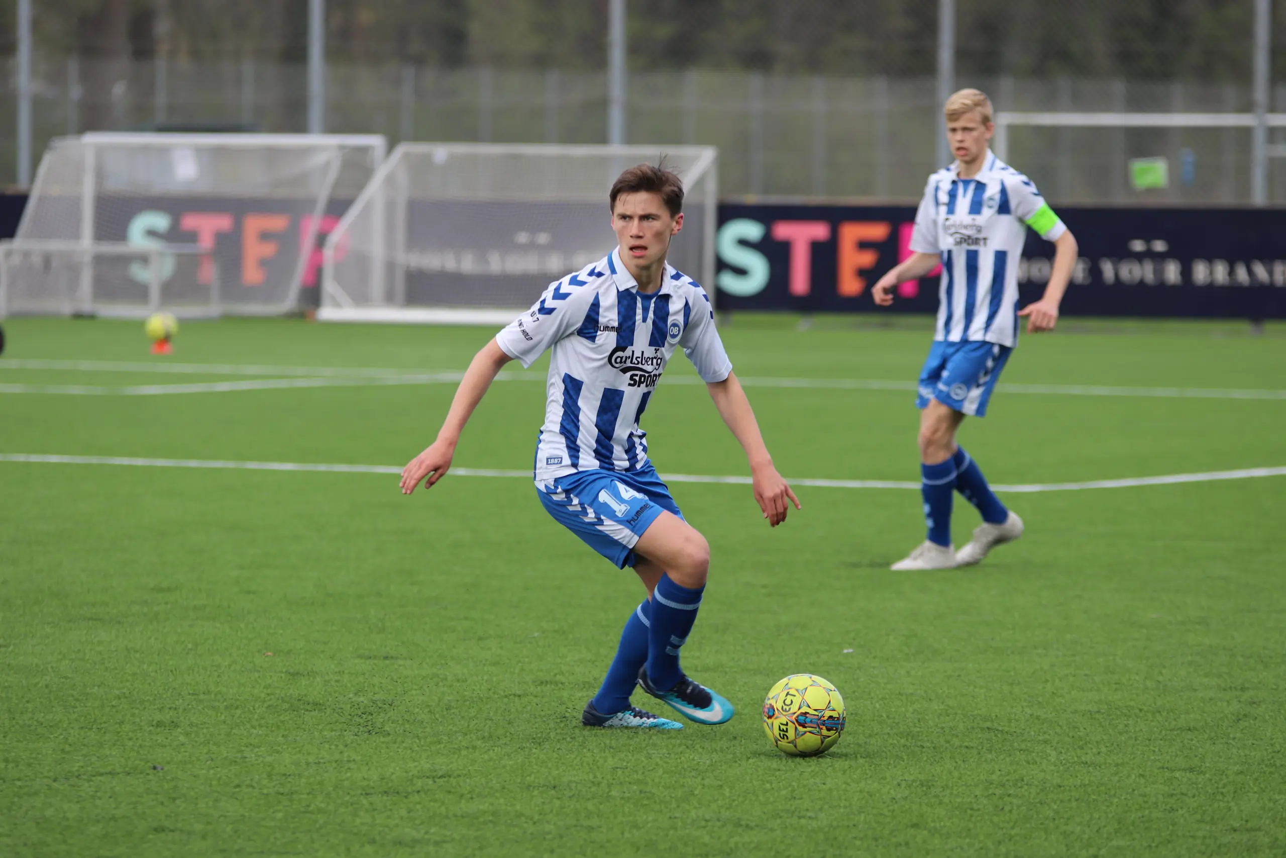 Tre OB'ere på
U16-Landsholdet